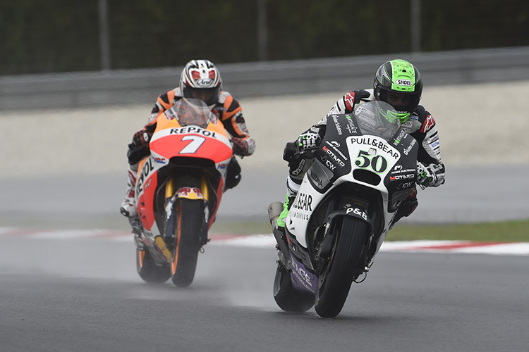 Eugene Laverty vor Pedrosa-Ersatz Hiroshi Aoyama