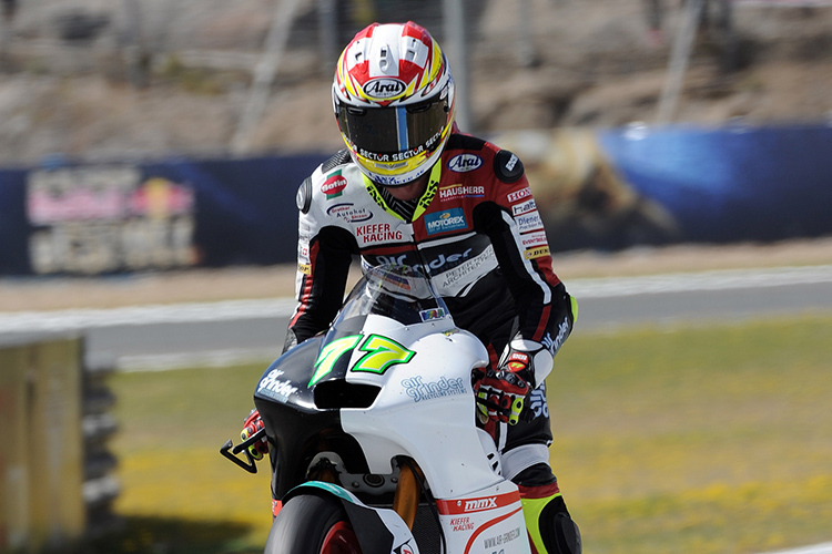 Dominique Aegerter in Jerez