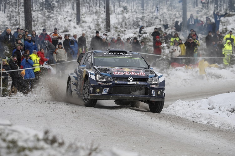 Sébastien Ogier auf dem Weg zum dritten Schweden-Sieg