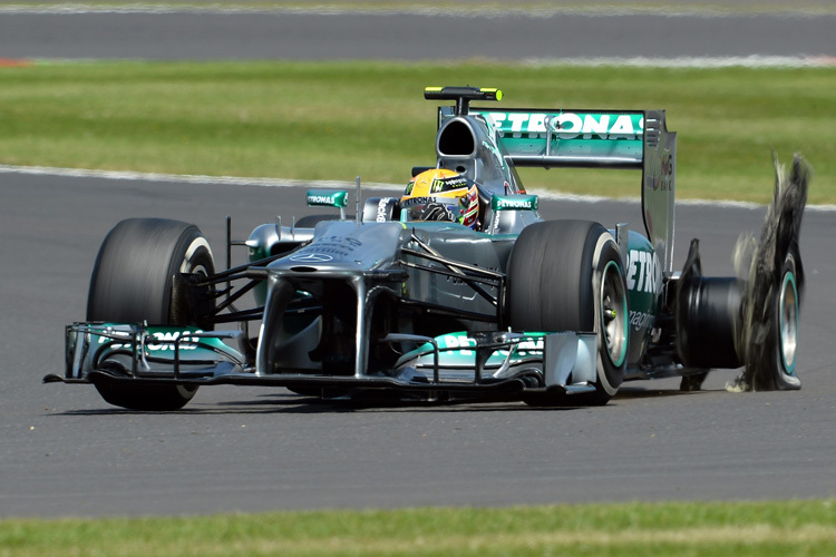 Lewis Hamilton im Silverstone-GP