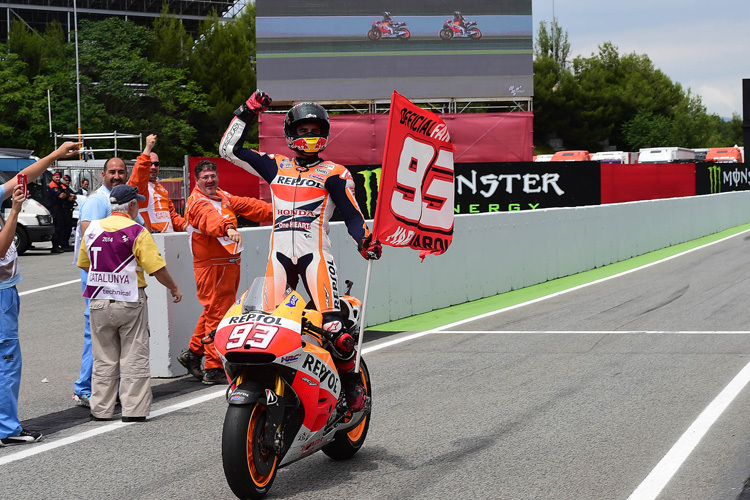Marc Márquez gewann sein siebtes MotoGP-Rennen in Folge