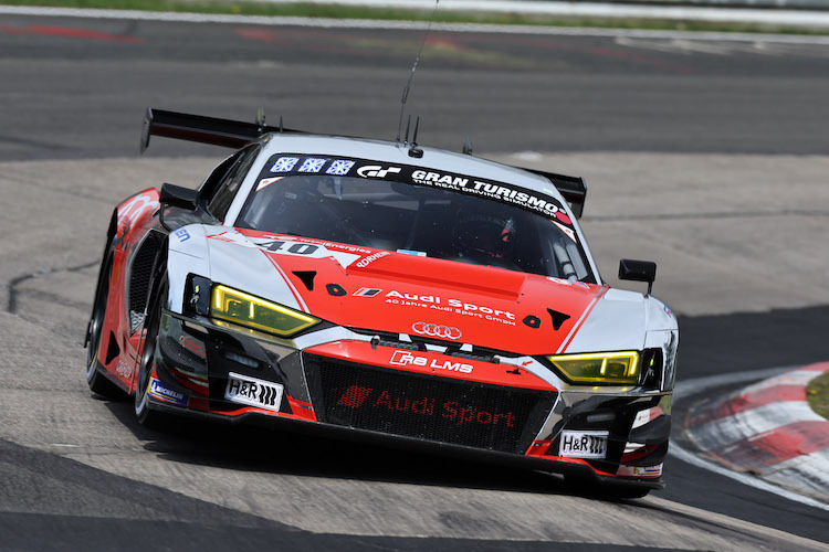  Der Audi R8 LMS GT3 wird mit einem Retrodesign an den Start gehen