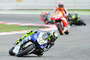 Valentino Rossi konnte sich nur zeitweilig vor Marc Márquez (93) halten