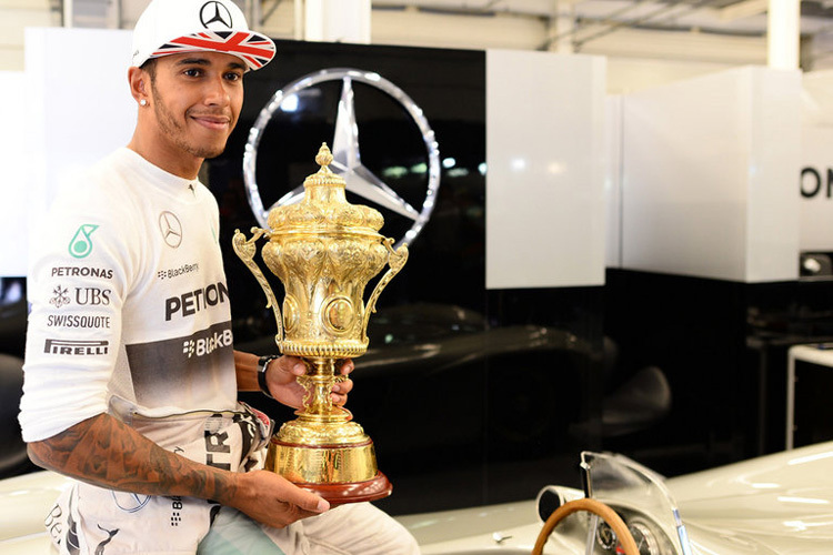Lewis Hamilton: DAS ist ein Pokal!