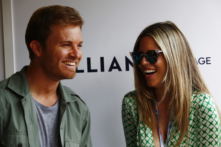Nico Rosberg weilte zusammen mit seiner Frau Vivian im Fahrerlager von Monte Carlo