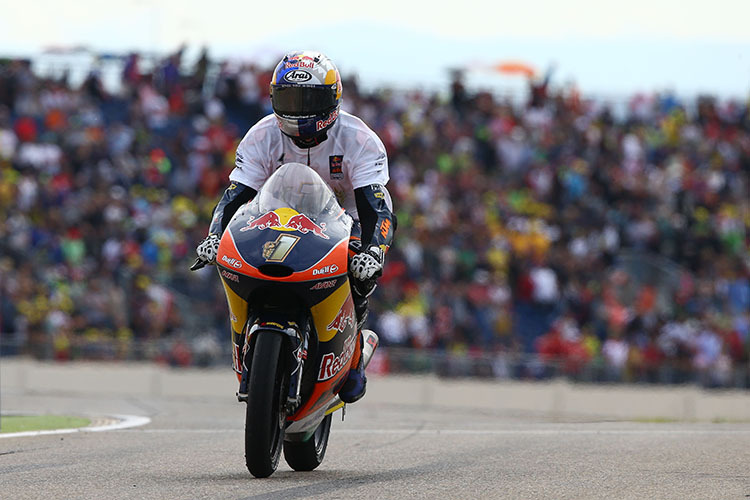 Brad Binder sicherte bereits beim Aragón-GP den Moto3-Titel 2016