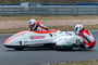 Böse/Steinbach auf ihrer LCR Suzuki in Oschersleben