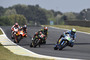 Im Rennen: Morbidelli (21) vor Syahrin (55), Smith und Nakagami