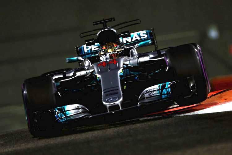 Lewis Hamilton vor einem Jahr beim Grand Prix von Abui Dhabi