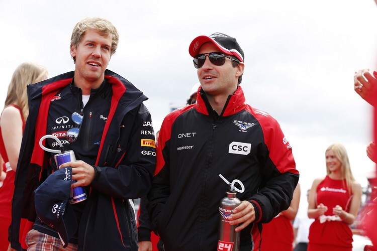 Timo Glock und Sebastian Vettel in der Formel 1