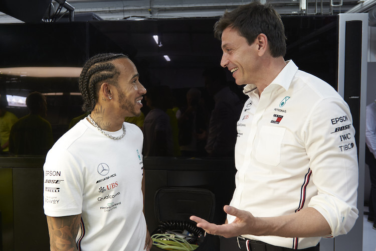 Lewis Hamilton und Toto Wolff