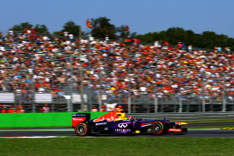Spitzenreiter: Sebastian Vettel drehte am Nachmittag die schnellste Runde