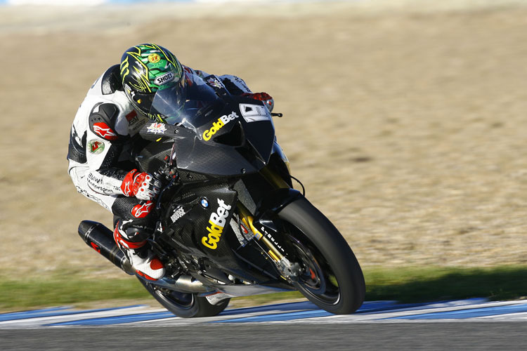 Chaz Davies beim Jerez-Test 2012