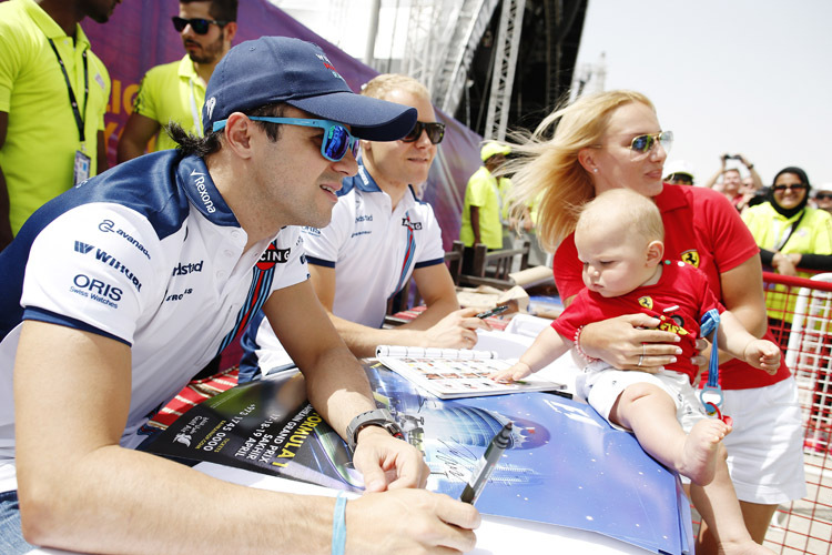 Auch 2016 ein Team: Felipe Massa und Valtteri Bottas