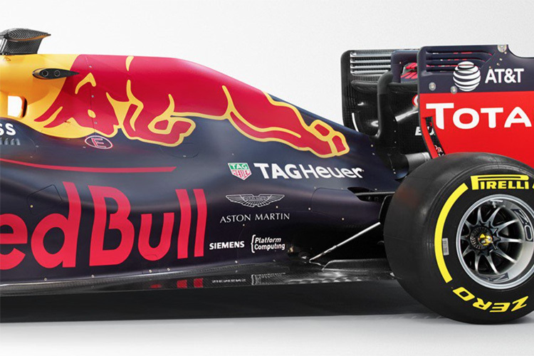 Der Red Bull Racing-Renner mit Aston-Martin-Logo