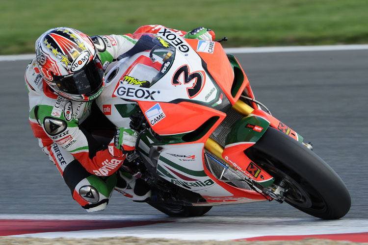 Max Biaggi war im Warm-up schnell unterwegs