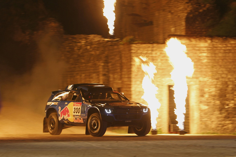 Die Präsentation des VW Race Touareg 3 in Trier