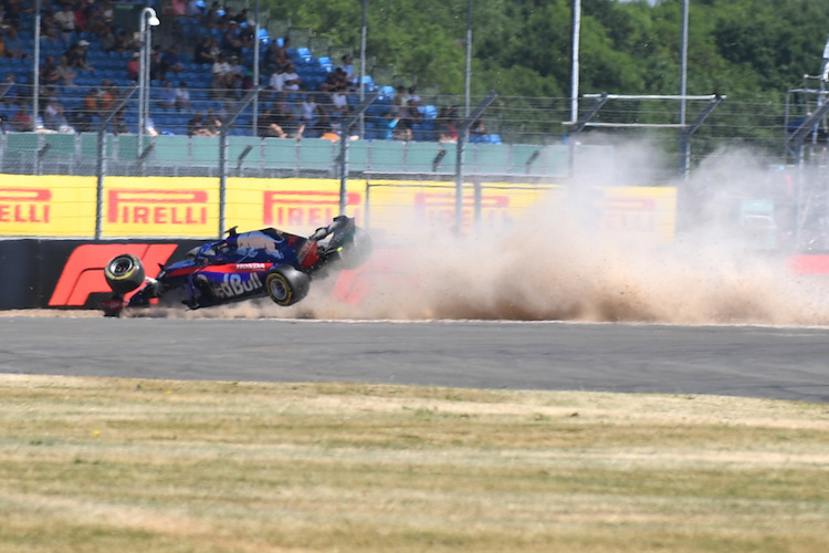 Brendon Hartley konnte nach dem Crash im dritten Training nicht am Qualifying teilnehmen