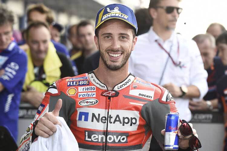 Andrea Dovizioso war mit Startplatz 3 in Buriram zufrieden