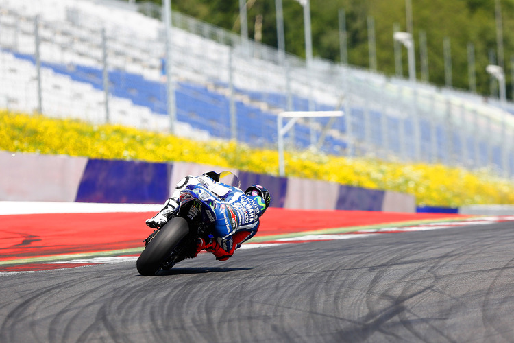 Jorge Lorenzo (Yamaha) beim Test in Spielberg