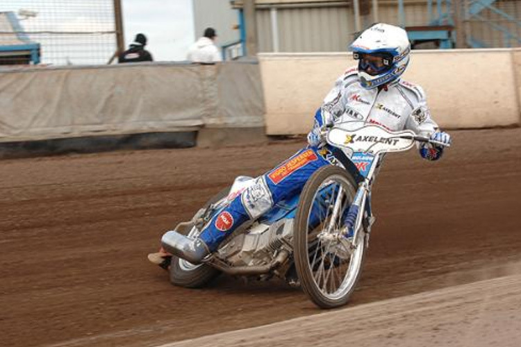 Nicki Pedersen beim Training in King's Lynn