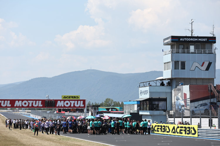 Seit die Superbike-WM im Autodrom Most gastiert, wird die Strecke permanent verbessert
