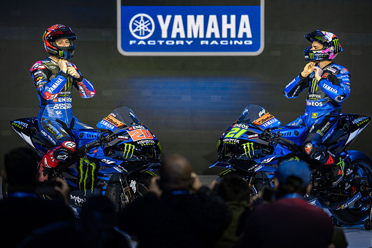 Das Yamaha-Duo Fabio Quartararo und Franco Morbidelli