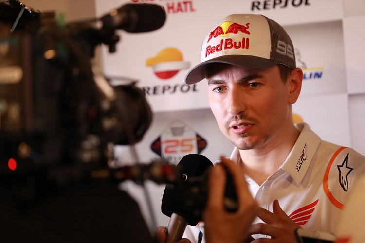 Jorge Lorenzo ist zurück im MotoGP-Fahrerlager