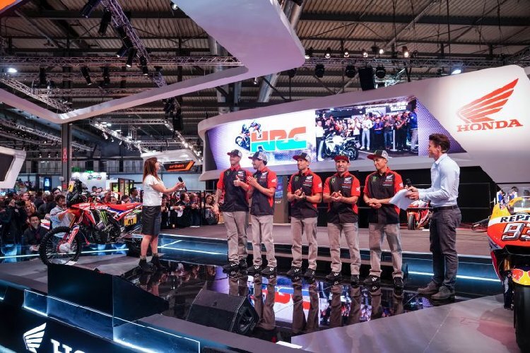 Das Honda-Team für die Rallye Dakar wurde auf der EICMA präsentiert