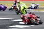 Francesco Bagnaia fiel in der Schlussphase des Silverstone-Sprints zurück
