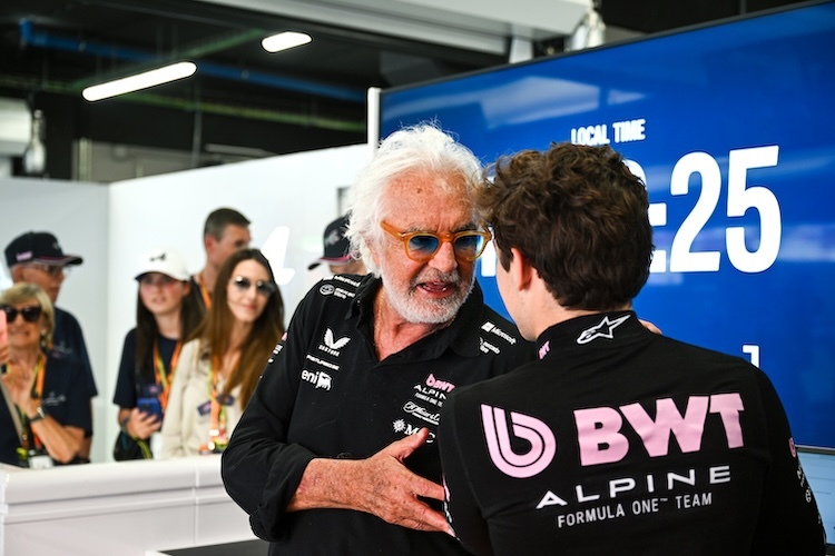 Flavio Briatore fordert eine Leistungssteigerung von Franco Colapinto
