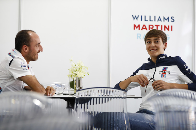  Robert Kubica und George Russell