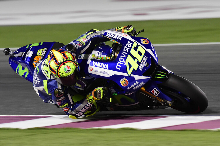Valentino Rossi beim GP von Katar 2015
