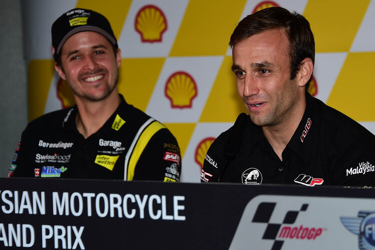 Tom Lüthi und WM-Leader Johann Zarco