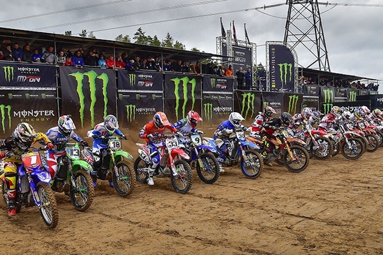 Der Start beim MXoN in Kegums