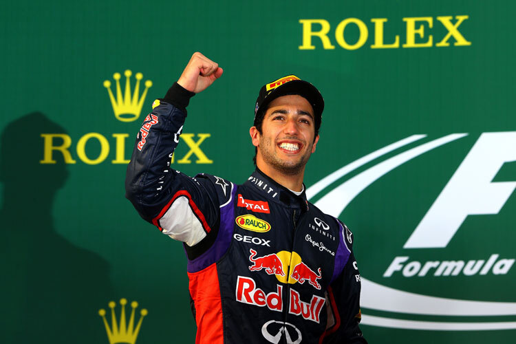 Daniel Ricciardo konne nur kurz jubeln