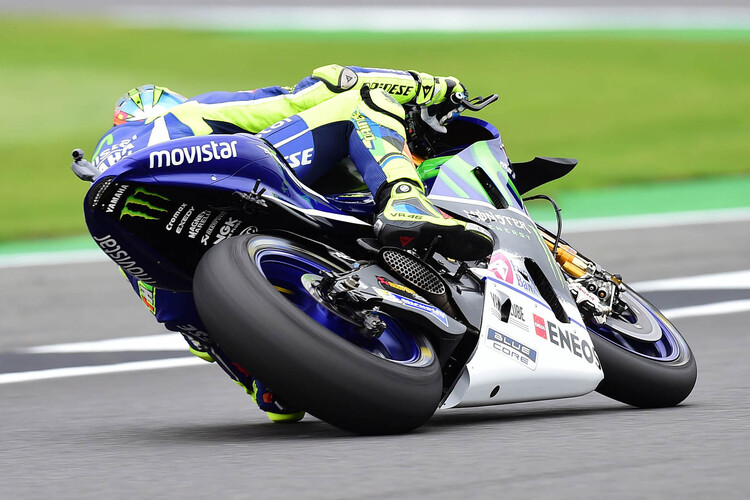 Valentino Rossi beim British Grand Prix