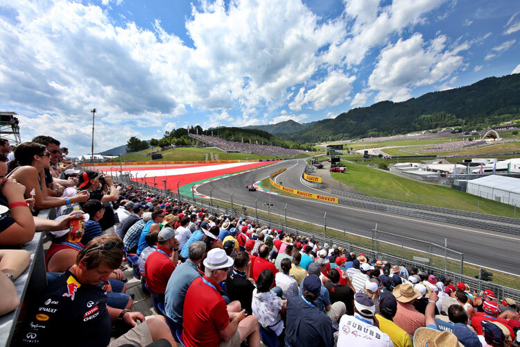 In Spielberg fuhren Vettel & Co. endlich wieder vor ausverkauften Tribünen