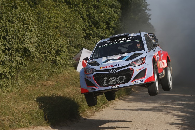 Im Fokus seiner Verfolger: Thierry Neuville