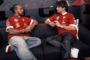 Lewis Hamilton und Charles Leclerc