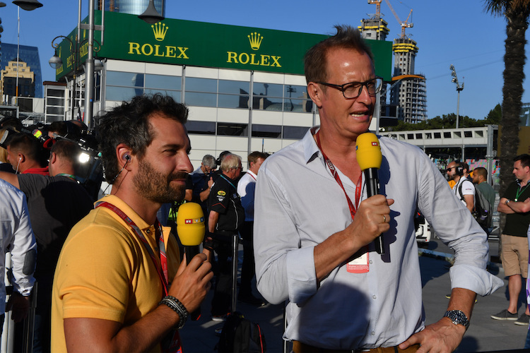 Timo Glock mit Florian König in Baku