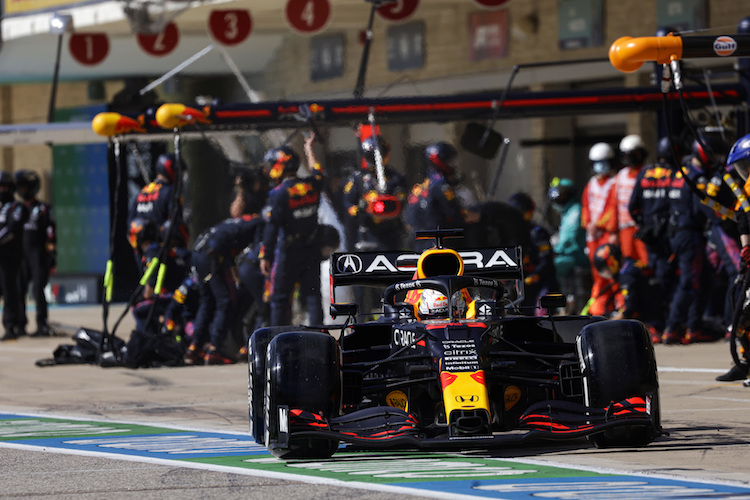 Max Verstappen in Texas