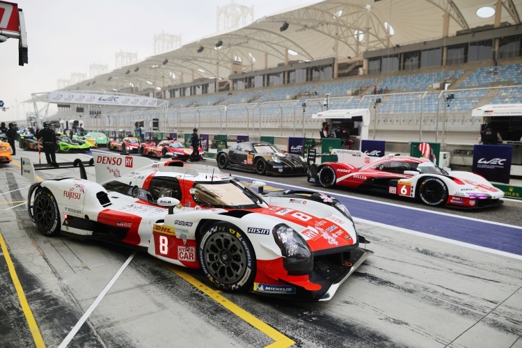 Der Toyota GR010 Hybrid in Bahrain