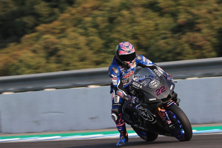 Alex Lowes beim Jerez-Test