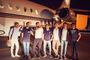 GP-Stars auf Reisen: Rosberg, Ricciardo, Button, Massa, Coulthard, Gutiérrez und Verstappen teilten sich ein Flugzeug