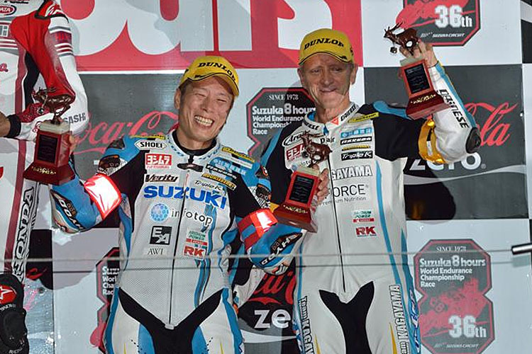 Platz 3 für Kagayama und Schwantz