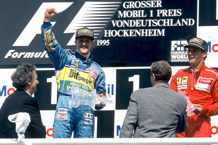 Keiner gewann den Deutschland-GP so oft wie Michael Schumacher 