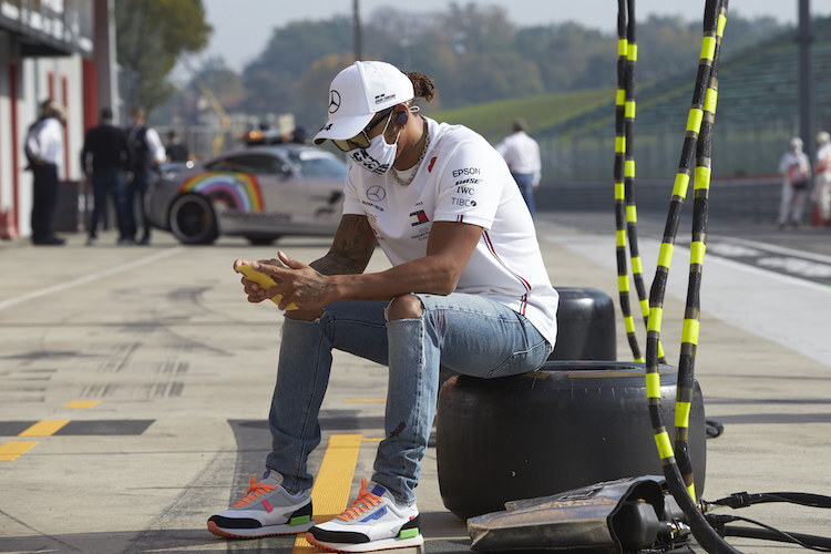 Lewis Hamilton 2020 in Imola
