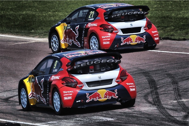 Die Peugeot 208 WRX im englischen Lydden Hill