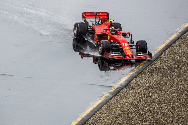 Charles Leclerc in Hockenheim